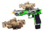 Pistola Recargable Con Balines Hidrogel 500pcs Niños Regalo Verde - Imagen 3