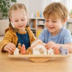 Balanza En Madera De Equilibrio Montessori Juego Didactico Madera - Imagen 4