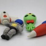 Set De Gomas Astronauta Goma De Borrar X 4 Unidades Astronauta - Imagen 4