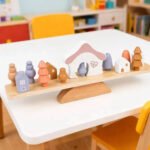 Balanza En Madera De Equilibrio Montessori Juego Didactico Madera - Imagen 2