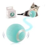 Juguete Gato Bola Interactivo Inteligente Recargable Automat Azul