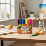 12 Marcadores Gruesos De Colores Con Aroma A Frutas - Piki - Imagen 3