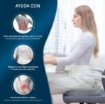 Almohadón Ortopédico Seat Pillow Asiento Ergonómico Gris - Imagen 5