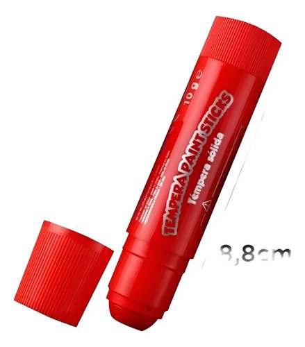 Crayones Témpera Sólida Retráctil X6 Main Paper Piki.uy - Imagen 2