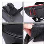 Bolso Porta Celular Táctil Para Bicicleta O Moto Antireflejo Negro - Imagen 8