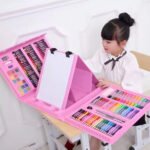 Set Kit Arte Dibujo Y Pinturas 208 Piezas Valija Maletin Infantil Colores Para Colorear Lapices Marcadores Crayolas Acuarela - Imagen 5