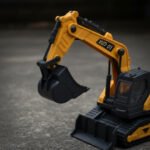 Maquina Excavadora Con Luz Y Sonidos Construcción Excavadora Amarillo - Imagen 5