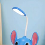 Veladora Stitch Lampara De Escritorio Recargable - Piki.uy Azul Acero - Imagen 2