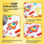 Set Marcadores 3d X6 Unidades Silvapenes Popcorn - Piki.uy Multicolor - Imagen 6
