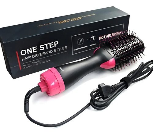 Cepillo Alisador Planchita Secador 3 En 1 Cabello Anti Frizz