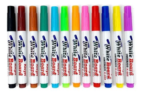 Marcadores Magicos Agua Tinta Flotante 3d - Piki.uy 12 Colores