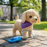 Perro Inteligente Peluche Camina Ladra Y Habla Repite Voces - Imagen 2
