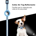 Collar Porta Airtag Para Gatos Con Cascabel Air Tag Case Celeste - Imagen 4