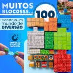 Kit De 100 Bloques Magnéticos De Ensamblaje, Juguete Educativo Para Construcción, Tipo Minecraft, 100 Piezas, Creativo Para Niños - Imagen 2