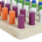Juego Didactico De Madera Montessori Colores Numeros - Imagen 5