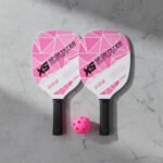 Set De Paletas De Pickleball Raqueta Con Pelota Y Bolsa Pack Rosa - Imagen 4