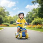 Bicicleta Infantil Chivita Buggy 4 Ruedas Resistente Armada Amarillo - Imagen 4