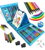 Set Kit Arte Dibujo Y Pinturas 208 Piezas Valija Maletin Infantil Colores Para Colorear Lapices Marcadores Crayolas Acuarela - Imagen 6
