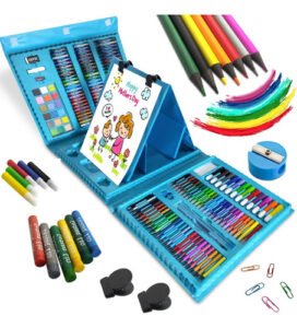 Set Kit Arte Dibujo Y Pinturas 208 Piezas Valija Maletin