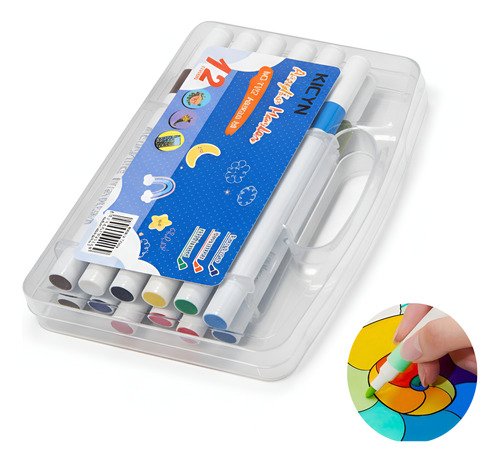Marcadores Acrilicos X12 Macarons Para Niños Estuche Arte Color Surtido