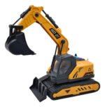 Maquina Excavadora Con Luz Y Sonidos Construcción Excavadora Amarillo - Imagen 8