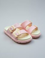 Sandalias Doble Hebilla Niña Goma Eva Rosa Verano Rosa 2829 Uy