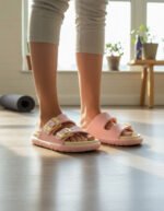 Sandalias Doble Hebilla Niña Goma Eva Rosa Verano Rosa 2829 Uy - Imagen 7