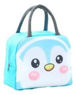 Lunchera Lonchera Infantil Térmica Con Asas Animales Diseño Celeste