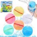 Bombitas De Agua Magnetica Recargables Silicona X6 Calidad Multicolor - Imagen 5