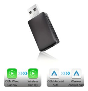 Adaptador Inalámbrico 2 N 1 Carplay Y Android Auto Bluetooth