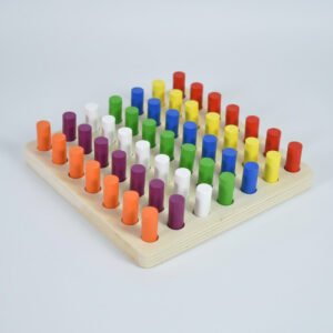 Juego Didactico De Madera Montessori Colores Numeros