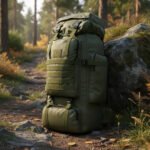 Mochila Táctica Militar 80l Gran Campismo Multifuncion Viaje Verde - Imagen 5