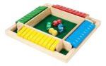 Juego De Dados Cierra La Caja Shut The Box Madera 22x22cm - Imagen 4
