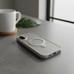 Funda Jd Case Premium Con Anillo Soporte Para iPhone 16 Plus Gris Transparente En El Cuerpo Con Tono Gris - Imagen 5