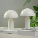 Lampara Interior Veladora Mushroom De Mesa Hongo Led Rgb Blanco Multicolor - Imagen 3