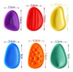 6pcs Juguete Silicona Piedras Sensoriales Para Ansiedad Piki Multicolor - Imagen 4