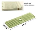 Escurridor De Silicona Premium Anti Salpicaduras Para Pileta Gris - Imagen 7