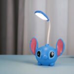 Veladora Stitch Lampara De Escritorio Recargable - Piki.uy Azul Acero - Imagen 4