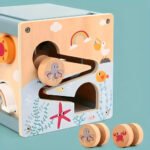 Cubo Didactico Madera Infantil Juguete Encastre Montessori Madera - Imagen 6