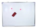 Pizarra 60x90 Blanca Marco De Aluminio Magnetica Piki.uy Blanco