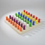 Juego Didactico De Madera Montessori Colores Numeros - Imagen 7
