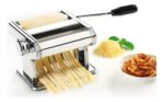 Maquina Para Hacer Pastas Manual Caseras Tallarines Cintas Plateado - Imagen 5