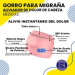 Antifaz De Gel Terapéutico Natural Alivia Migrañas Y Dolores - Imagen 9