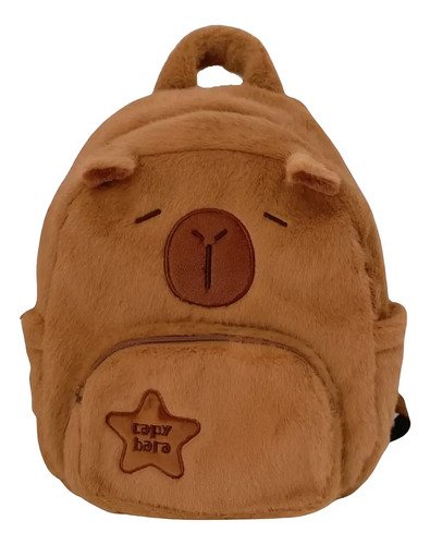 Mochila Capibara Carpincho Capybara Peludita Piki.uy