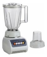Licuadora Procesadora 2 En 1 Cuchillas Acero Inoxidable 1.5l Blanco