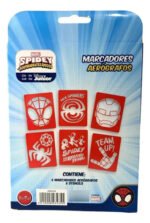 Marcadores Doble Punta Disney Tubo X6 Disney Stitch Spider Spiderman - Imagen 2