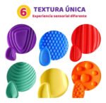 6pcs Juguete Silicona Piedras Sensoriales Para Ansiedad Piki Multicolor - Imagen 7