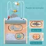 Cubo Didactico Madera Infantil Juguete Encastre Montessori Madera - Imagen 8