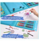 Set Kit Arte Dibujo Y Pinturas 208 Piezas Valija Maletin Infantil Colores Para Colorear Lapices Marcadores Crayolas Acuarela - Imagen 12
