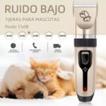 Set Completo Corta Pelo Para Perro Y Gato Mascotas Usb Negro Y Dorado - Imagen 6